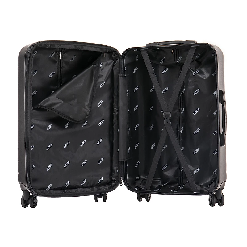 Dukap Zahav 24 Inch Hardside Lightweight Checked Spinner Luggage