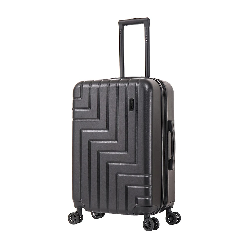 Dukap Zahav 24 Inch Hardside Lightweight Checked Spinner Luggage