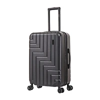 Dukap Zahav 24 Inch Hardside Lightweight Checked Spinner Luggage