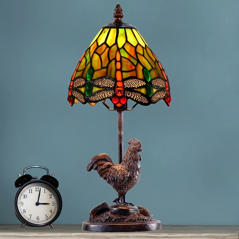 Dale Tiffany 16" Glass Table Lamp