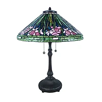 Dale Tiffany 26.5" Montrose Tiffany Glass Table Lamp