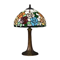 Dale Tiffany 19.5" Manor Tiffany Glass Table Lamp