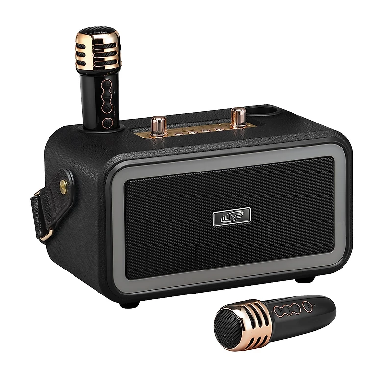 iLive Karaoke Wireless Party Portable Speaker