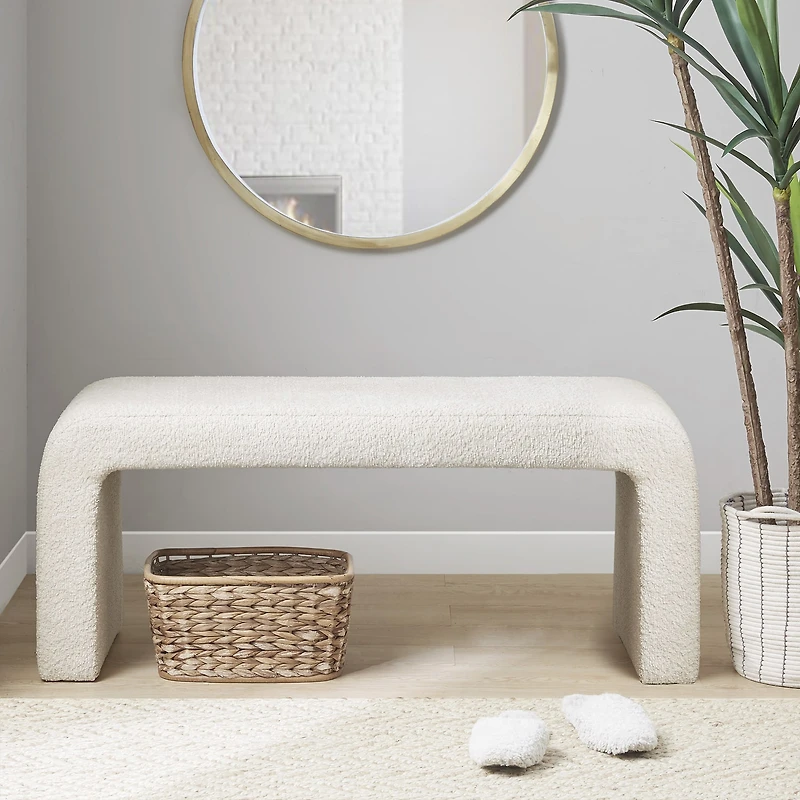 INK+IVY Steve Upholstered Bench