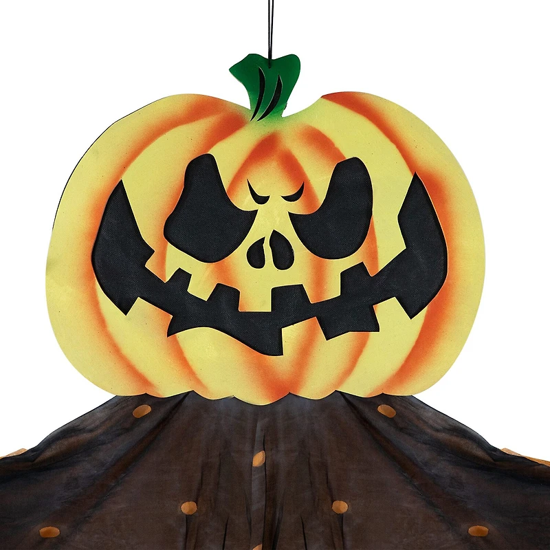 11' Scary Hanging Jack-O-Lantern Halloween Decoration