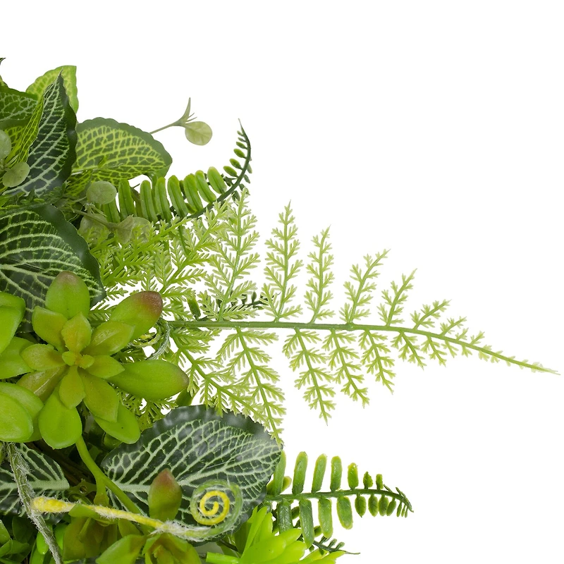 Northlight 24in Maidenhair Fern And Assorted Wreath