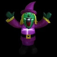 Northlight 3.5ft Prelit Spooky Town Purple Witch Halloween Yard Art