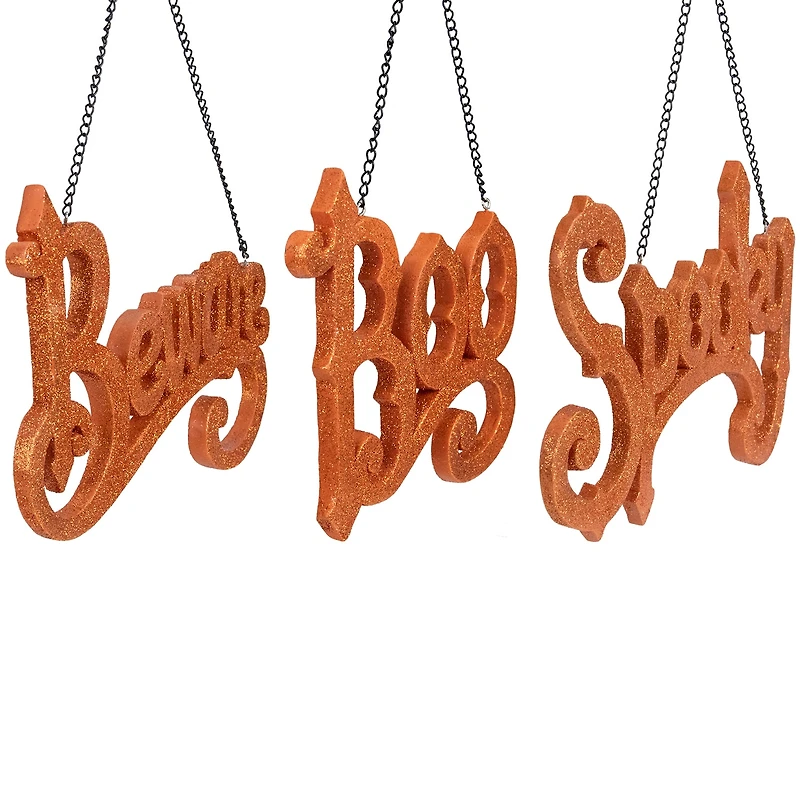Northlight Boo Spooky Beware 3-pc. Wall Sign