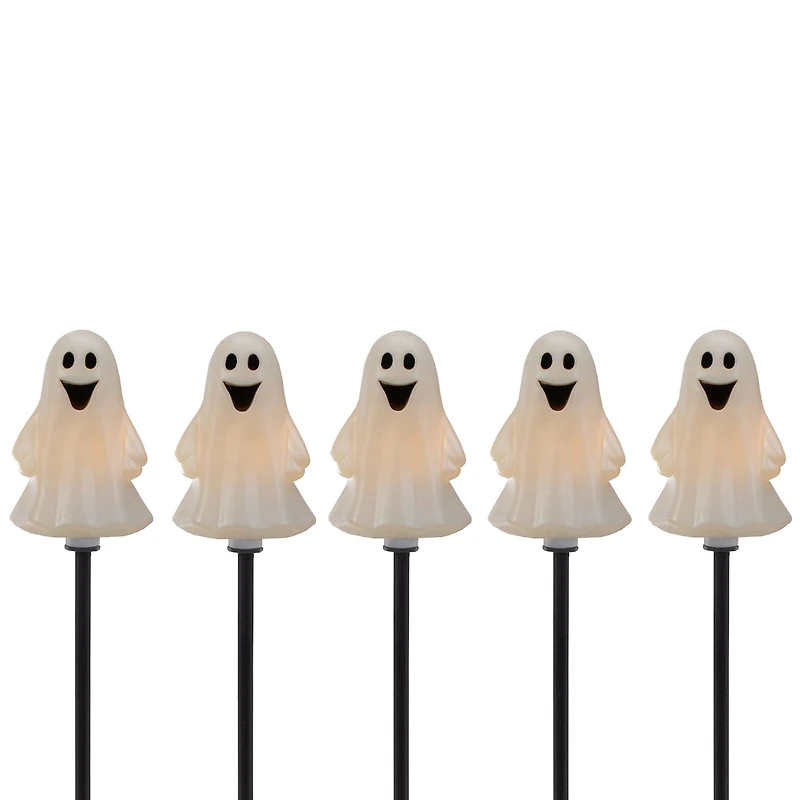 Northlight 3.75ft Ghost Shaped 5-pc. Pathway Light