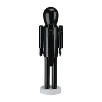 Northlight 14in Black And White Skeleton Wood Nutcracker