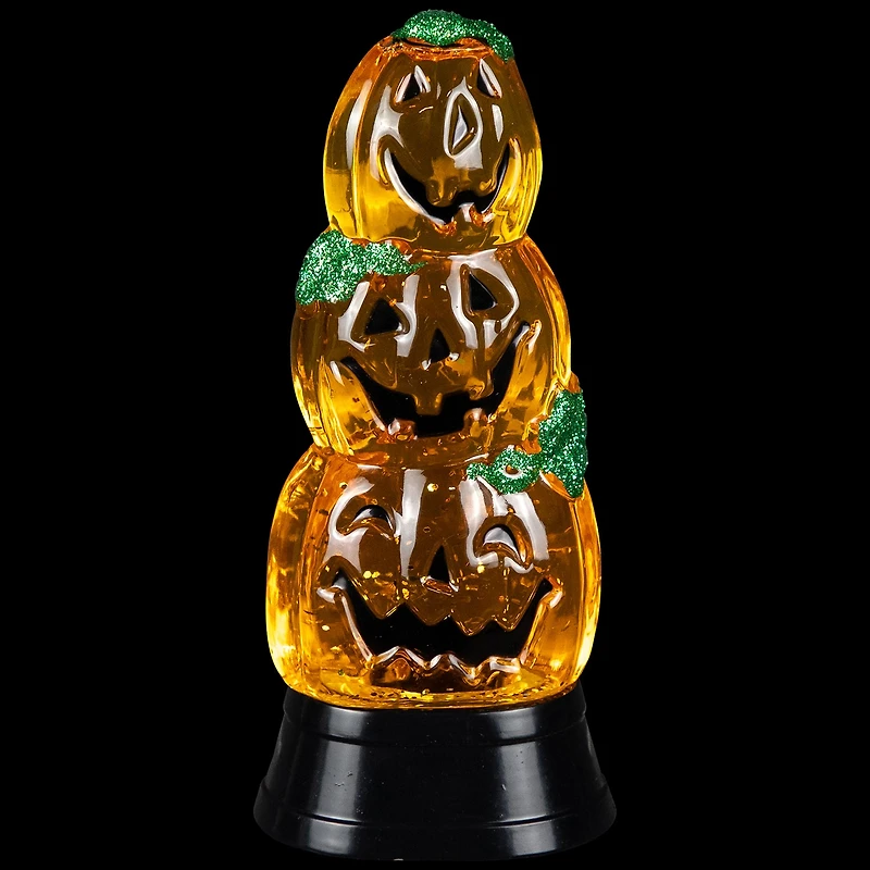 Northlight 14.75in Led Stacked Jack O Lanterns Lighted Halloween Tabletop Decor
