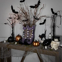 Northlight 15in Purple Witch'S Boots Halloween Tabletop Decor