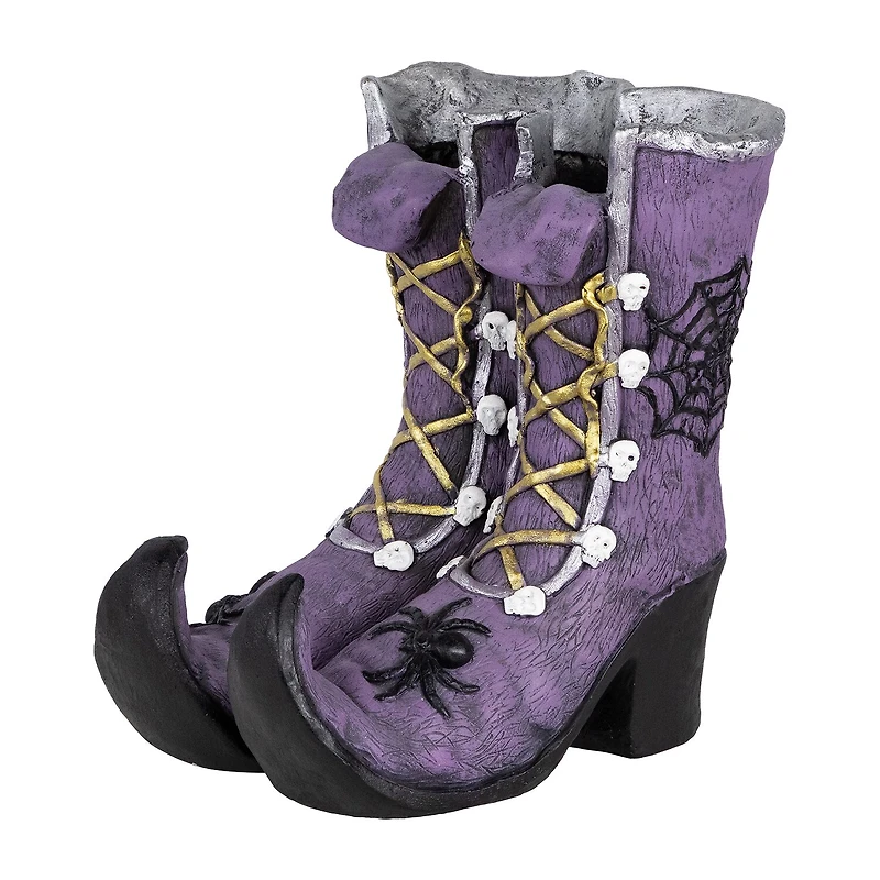 Northlight 15in Purple Witch'S Boots Halloween Tabletop Decor