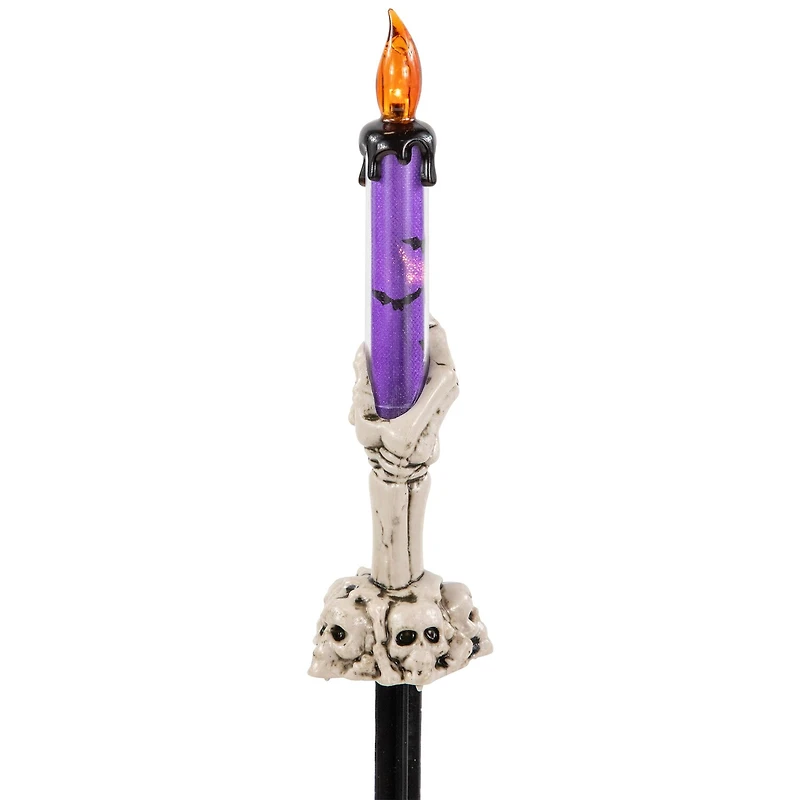 Northlight 8.5in Led Skeleton Candle 6-pc. Lighted Halloween Tabletop Decor