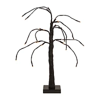 Northlight 24in Led Black Weeping Twig Lighted Indoor Artificial Tree