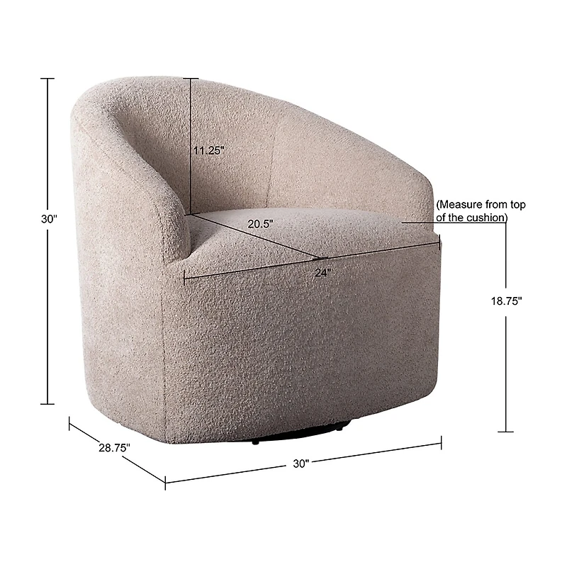 Bonn Swivel Armchair
