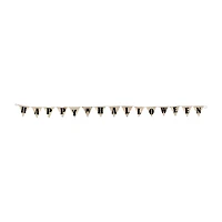 Northlight Led Burlap Happy Halloween Banner Wall Sign