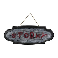Northlight 20.5in Animated Spooky Wall Sign