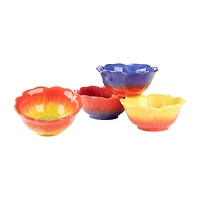Certified International Poppy 4-pc. Earthenware Ice Cream Bowl