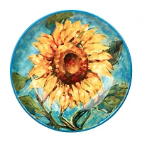 Certified International Golden Sunflowers Serving Bowl