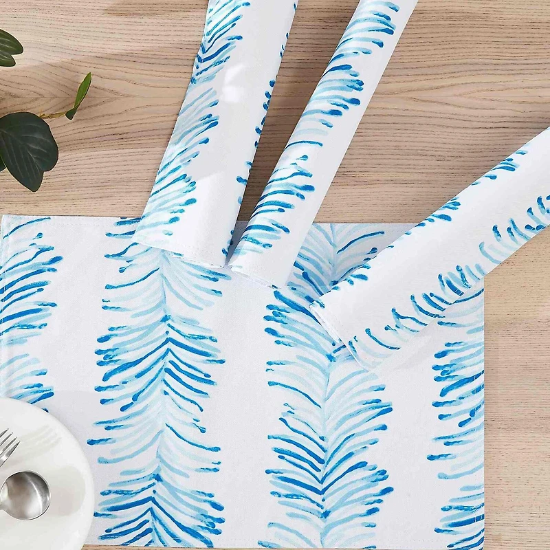 IZOD Seagrass Stripe 4-pc. Placemat