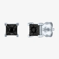 1/10 CT. T.W. Natural White Diamond Sterling Silver 5.2mm Round Stud Earrings