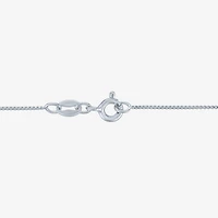 Womens 1/ CT. T.W. Natural Diamond Sterling Silver 18 Inch Pendant Necklace