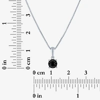 Womens 1/ CT. T.W. Natural Diamond Sterling Silver 18 Inch Pendant Necklace