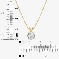 Si2-I1/G-H Womens 1/2 CT. T.W. Lab Grown White Diamond Sterling Silver 18 Inch Pendant Necklace
