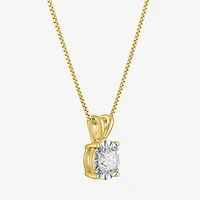 Si2-I1/G-H Womens 1/2 CT. T.W. Lab Grown White Diamond Sterling Silver 18 Inch Pendant Necklace