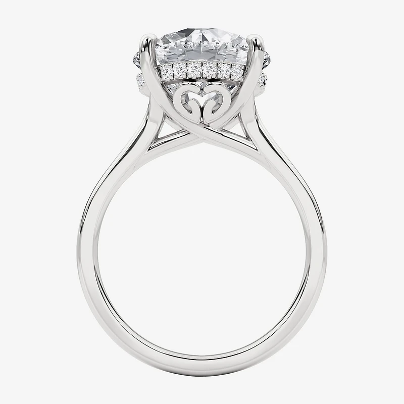 Grown Gorgeous (F, Vs2) Womens 5 3/4 CT. T.W. Lab White Diamond 14K Gold or Platinum Round Engagement Ring