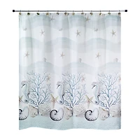 Avanti Coastal Terrazzo Shower Curtain