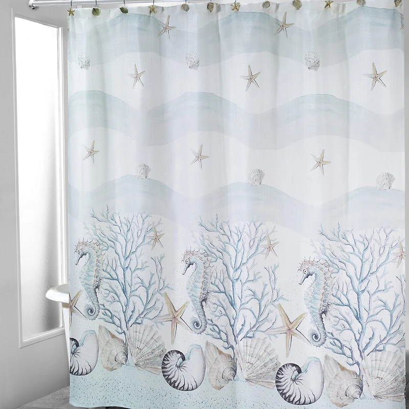 Avanti Coastal Terrazzo Shower Curtain