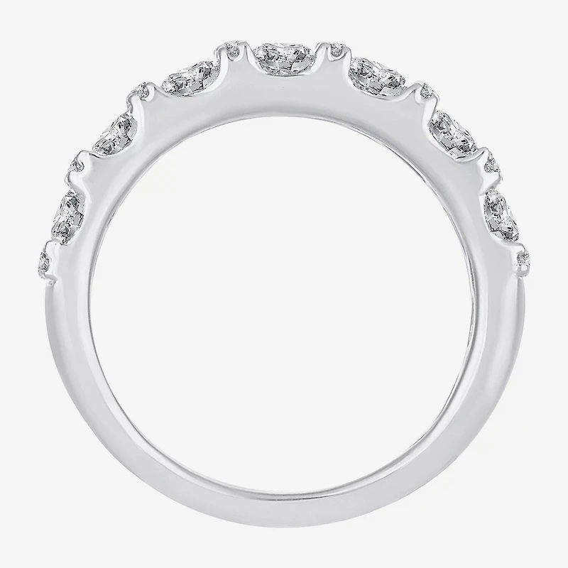 Womens 2 CT. T.W. Natural White Diamond 10K Gold Anniversary Wedding Band