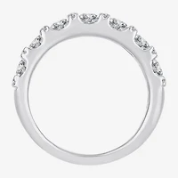 Womens 2 CT. T.W. Natural White Diamond 10K Gold Anniversary Wedding Band