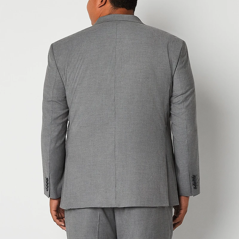 J. Ferrar Ultra Comfort Mens Stretch Fabric Regular Fit Big and Tall Suit Jacket