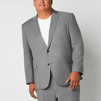 J. Ferrar Ultra Comfort Mens Stretch Fabric Regular Fit Big and Tall Suit Jacket