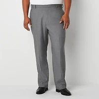J. Ferrar Ultra Comfort Mens Big and Tall Stretch Fabric Regular Fit Flat Front Suit Pant