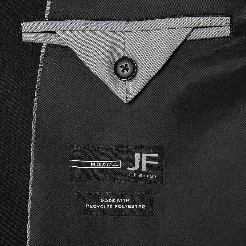 J. Ferrar Ultra Comfort Mens Stretch Fabric Regular Fit Big and Tall Suit Jacket