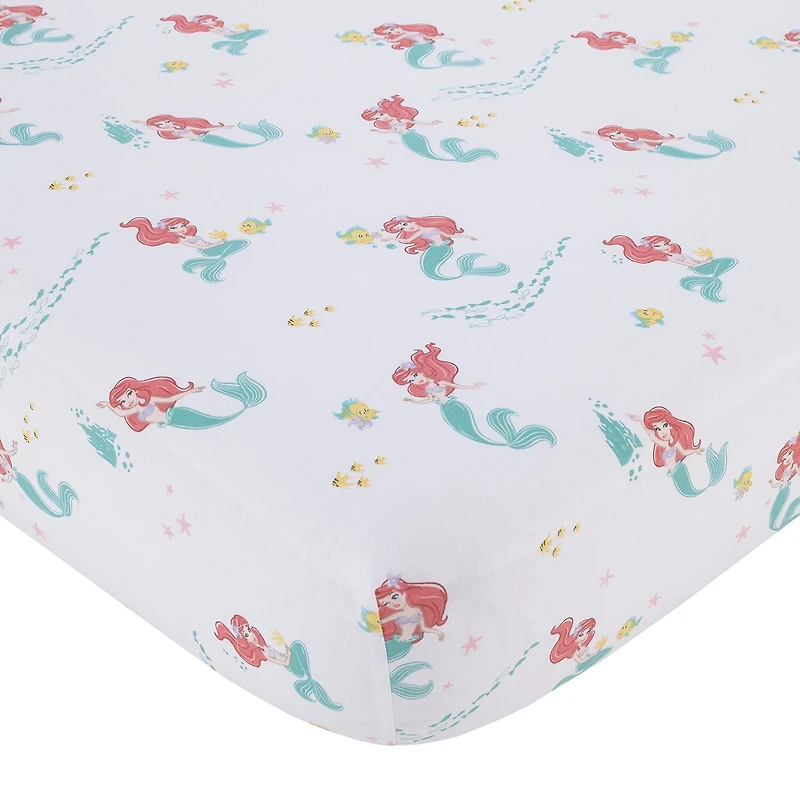 Disney Collection 3-pc. Ariel Crib Bedding Set