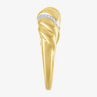 Diamond Addiction (G-H / I1-I2) Womens 7MM 1/10 CT. T.W. Lab Grown White 14K Gold Over Silver Band
