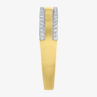 Diamond Addiction (G-H / Si2-I1) Womens 1/7 CT. T.W. Lab Grown White 14K Gold Over Silver Cocktail Ring