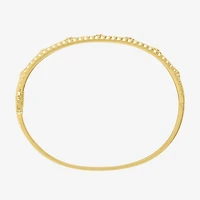 Diamond Addiction (G-H / I1-I2) North Star Womens 1/10 CT. T.W. Lab Grown White Diamond 14K Gold Over Silver Sterling Silver Star Bangle Bracelet
