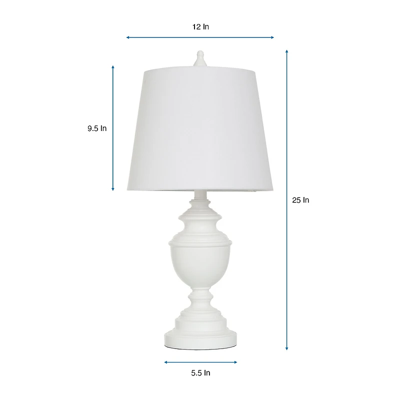 Stylecraft 25in Basilica Table Lamp