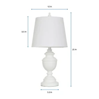 Stylecraft 25in Basilica Table Lamp