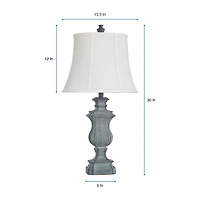 Stylecraft 30" Taos Denim Table Lamp