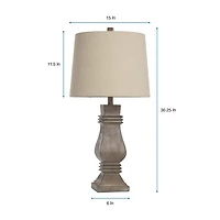 Stylecraft 30.25" Roanoke Table Lamp
