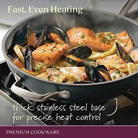 Anolon Accolade 12" Non-Stick Frying Pan with Lid