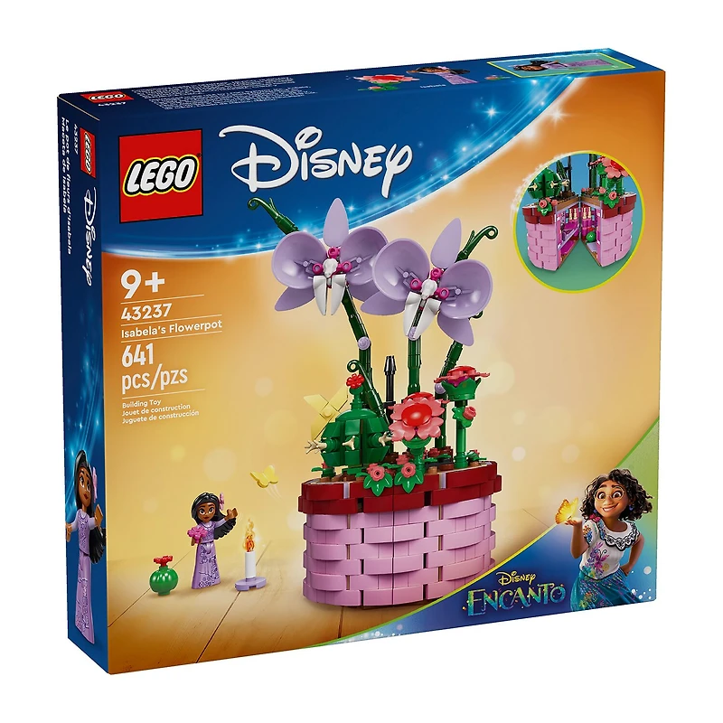LEGO® Disney Isabelas Flowerpot 43237 Building Set 641-pc.