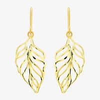 Womens 14K Gold Drop Earrings
